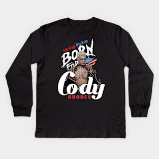 CODY WRESTLE Kids Long Sleeve T-Shirt